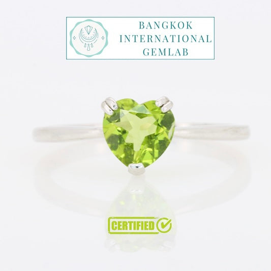 Coração da Selva – Anel de Prata 925 e Peridoto Natural