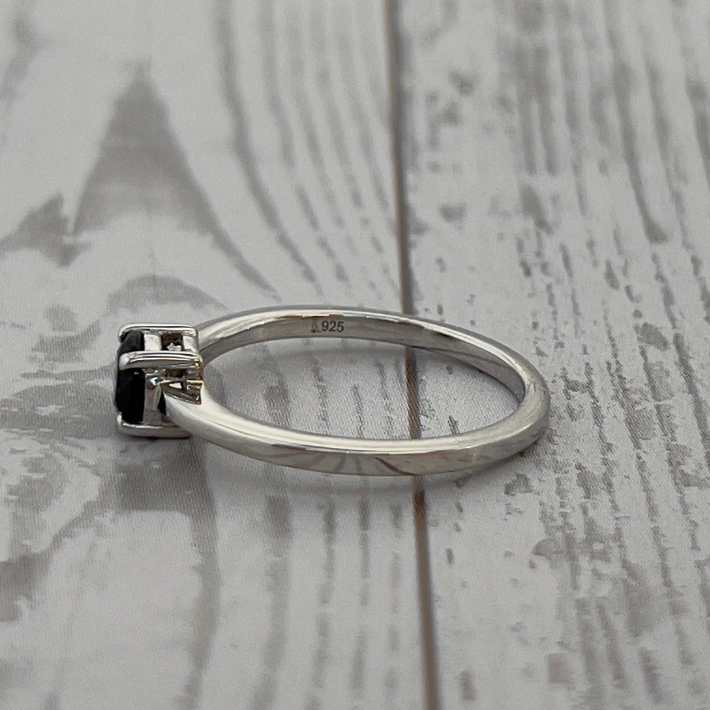 Noite de Paris – Prata 925 Ródio e Safira Azul