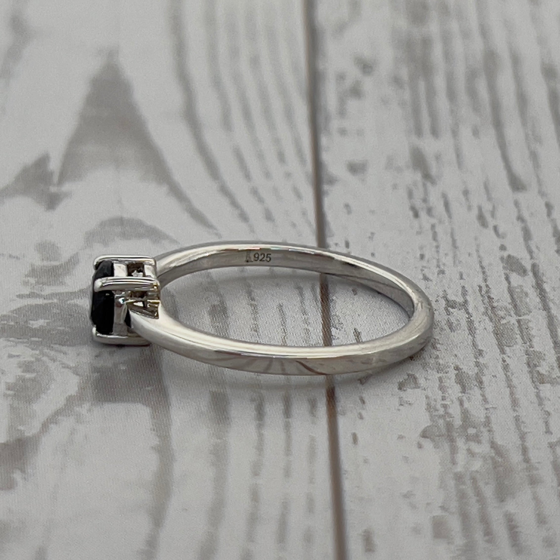 Noite de Paris – Prata 925 Ródio e Safira Azul