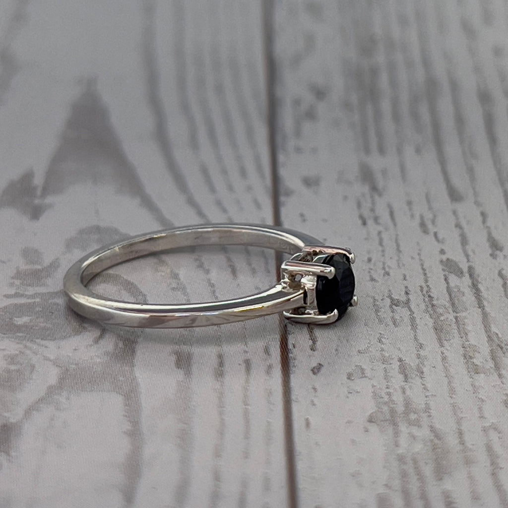 Noite de Paris – Prata 925 Ródio e Safira Azul