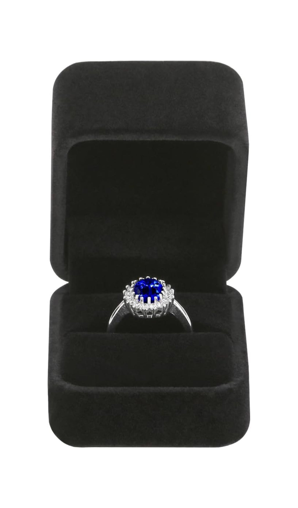 Sweet Fire – Anel de Prata 925 com Safira Lab