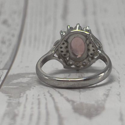 Bague Rose of Calm en tourmaline naturelle et argent 925