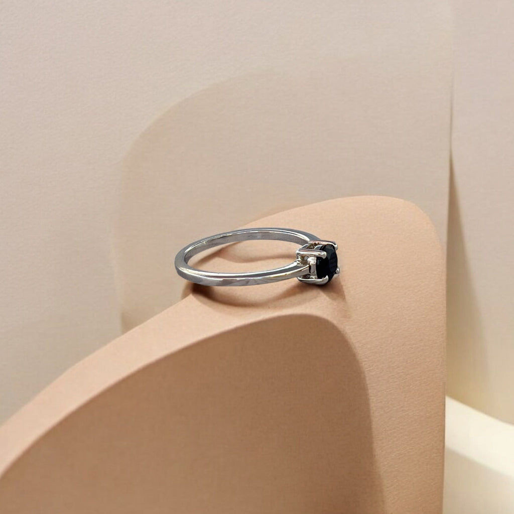 Noite de Paris – Prata 925 Ródio e Safira Azul